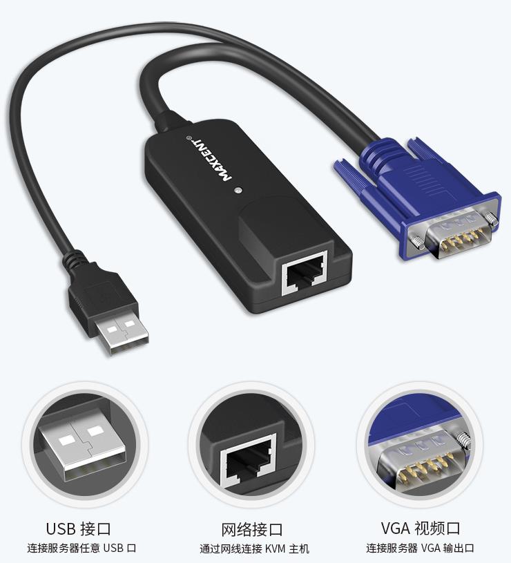 MGT-01C麥森特MGT和AEC7系列數(shù)字矩陣式kvm專(zhuān)用模塊接口展示